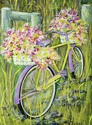Wendy Provins - Bicycle with Flower Basket